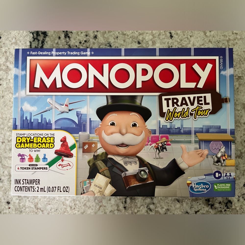 NWT and SEALED Monopoly Travel World Tour